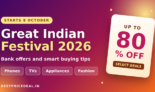 Amazon Great Indian Festival 2026: Sale Date, Bank Offers and How to Shop Smart
